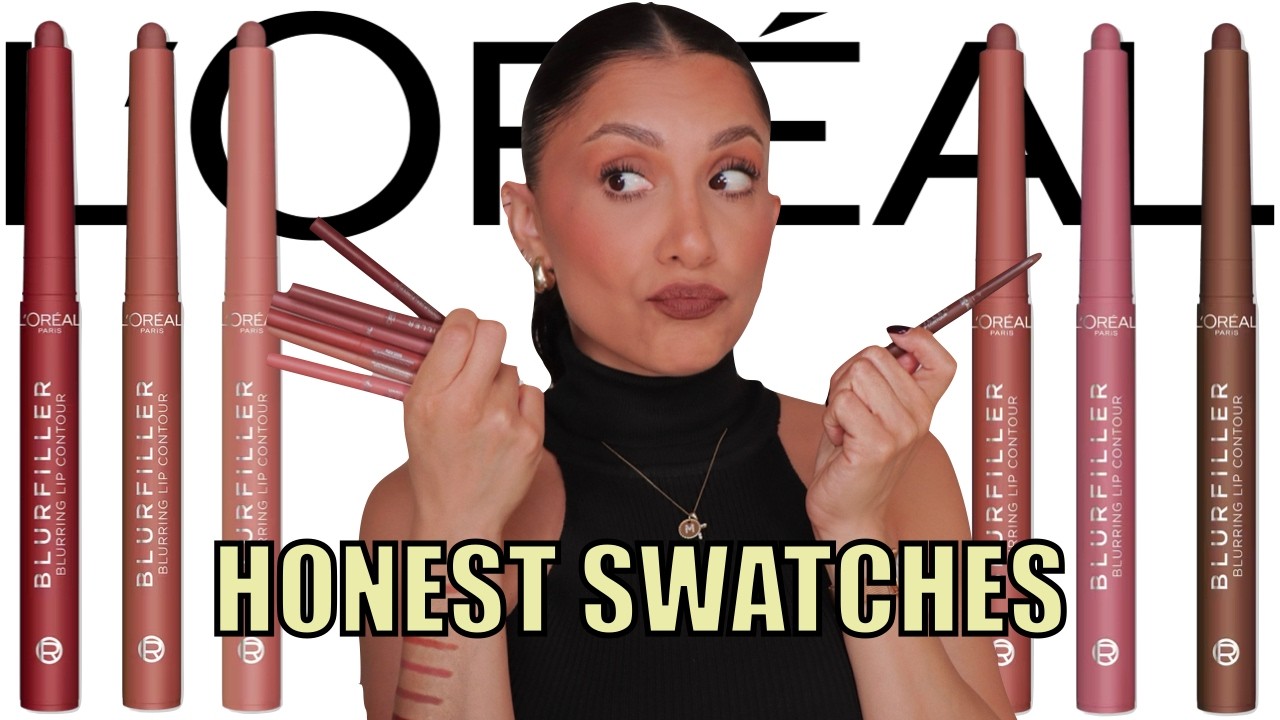 L'Oreal Blurfiller Blurring Lip Contours: Swatches + Honest Review