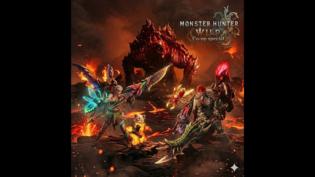 Monster Hunter Wild Co-op Special #2 l ร่วมออกล่าลิงและมังกรในภูเขาไฟ