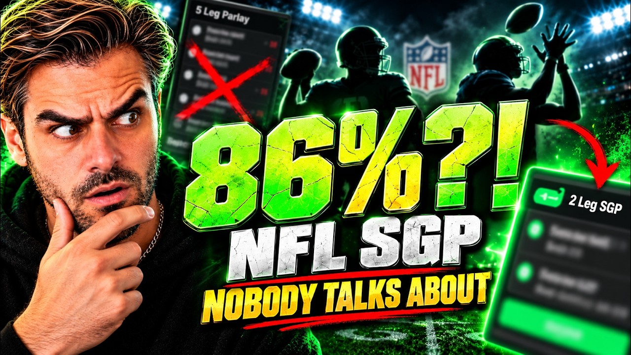 The NFL SGP That Almost Never Loses (86% Win Rate)