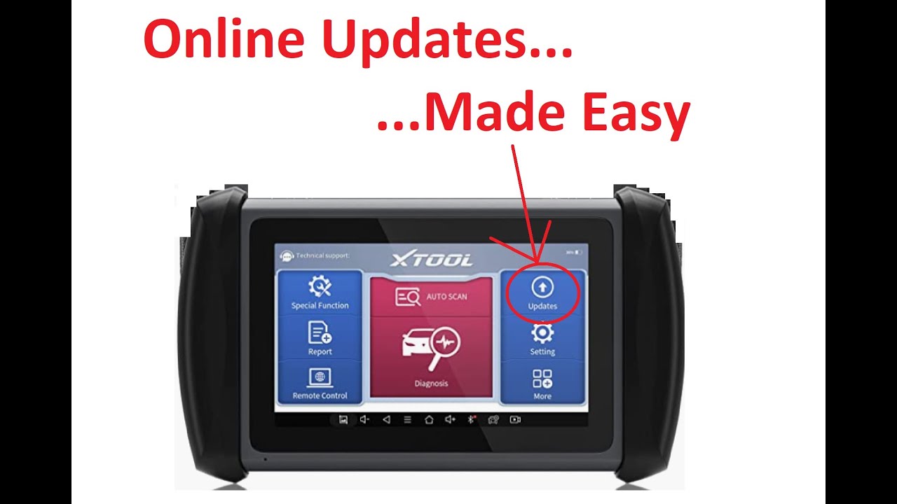 XTOOL IP819: обновление вашего сканера OBD2 — это просто