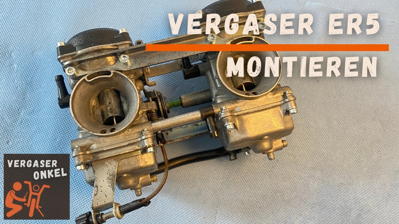 Vergaser Kawasaki ER-5 montieren, ausführlich erklärt vom Vergaseronkel