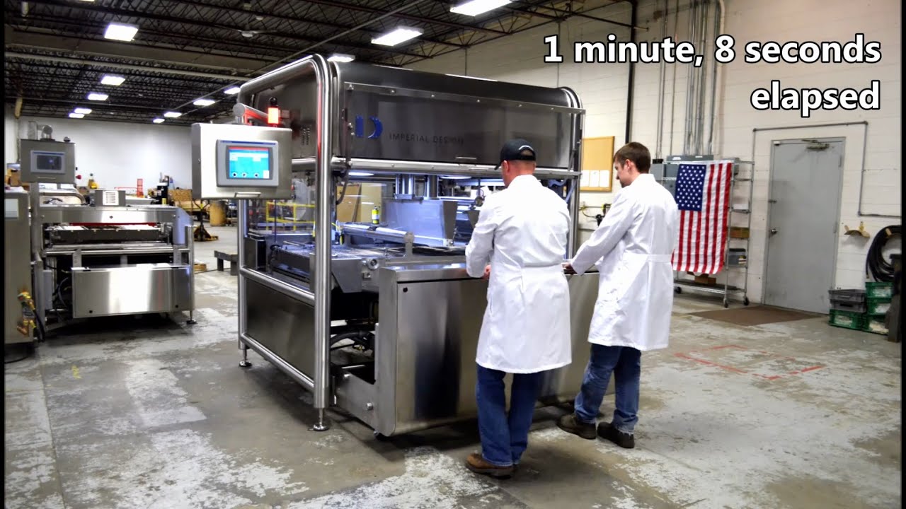 Enrober rapid changeover (under 6 minutes!) | Imperial Design Technologies