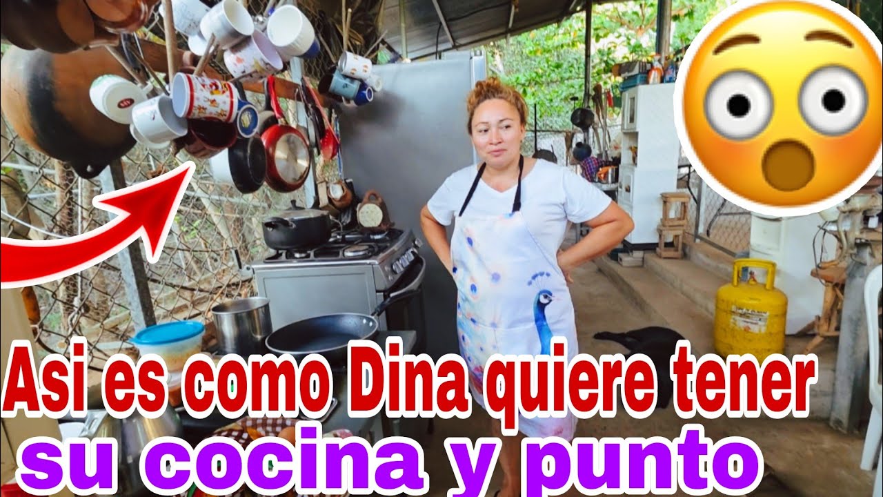 Asi es como Dina quiere tener su cocina y punto que quede claro😱😳🤯