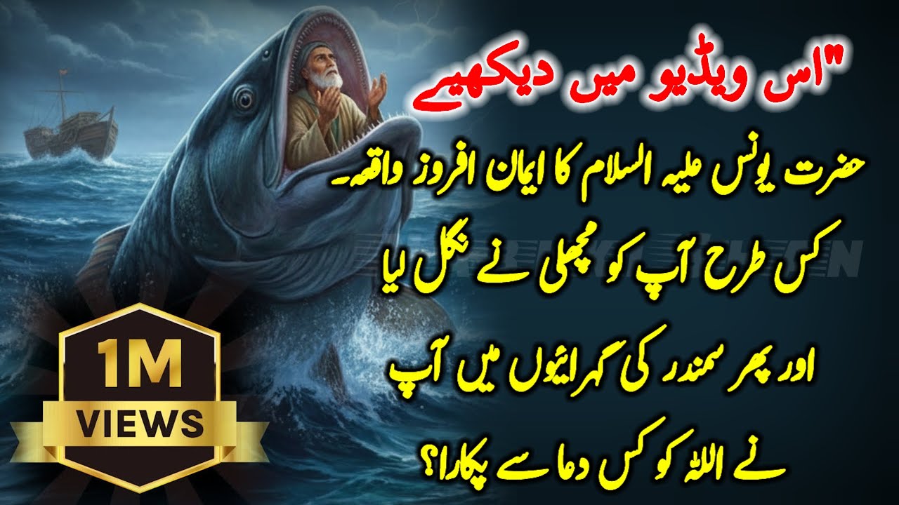 Hazrat yunus (A.S) Aur Machhali Hazrat Younis Ne Kaun Si Dua Mangi