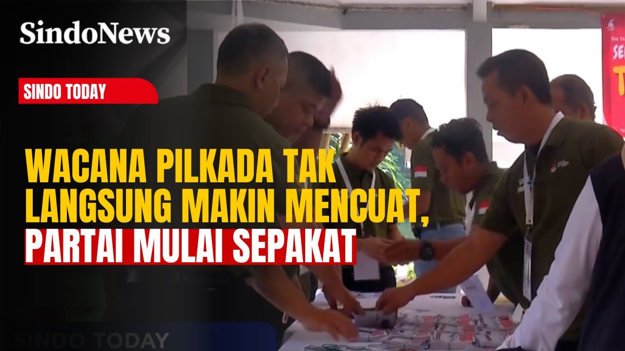 Isu Panas! Banyak Partai Dukung Pilkada Dipilih DPRD | Sindo Today | 07/01