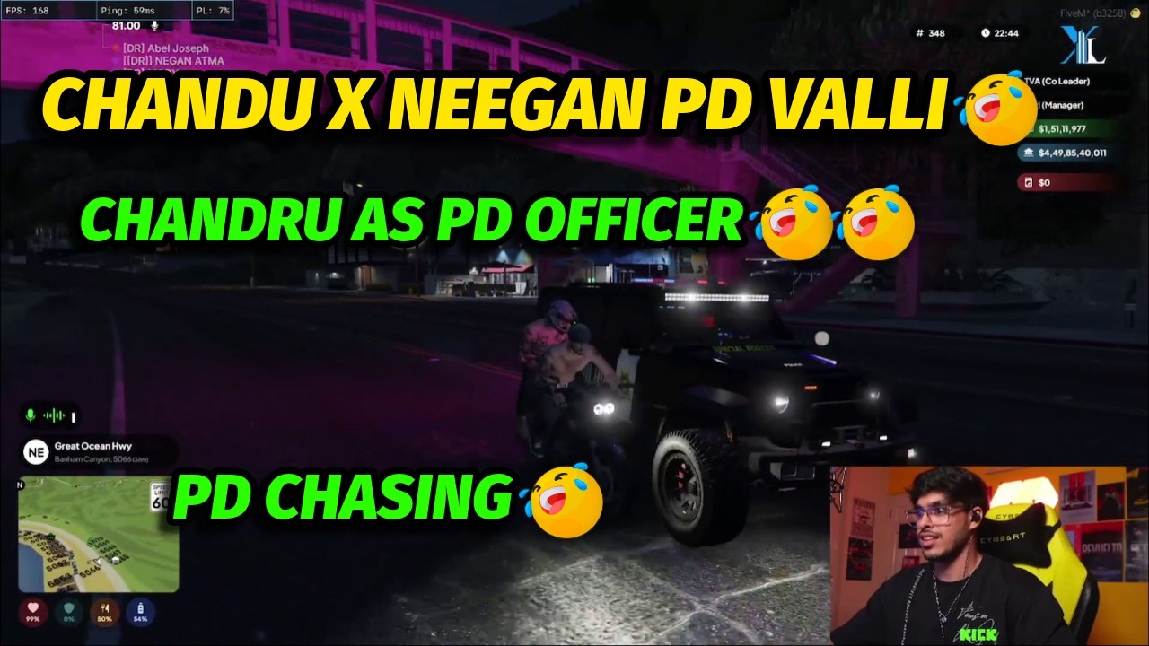 CHANDRU X NEEGAN PD VALLI🤣🤣🔥| AS PD OFFICER😂🔥| PD CHASE CHEYTHAPOL😂😂🔥