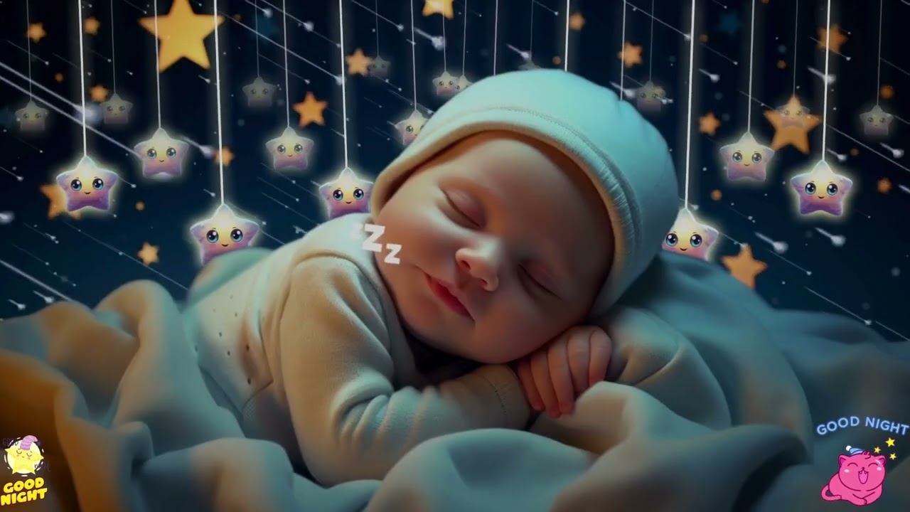 Mozart & Brahms Lullabies 🌙 Instant Baby Sleep 🎶 Overcome Insomnia ✨ Sleep in 3 Minutes