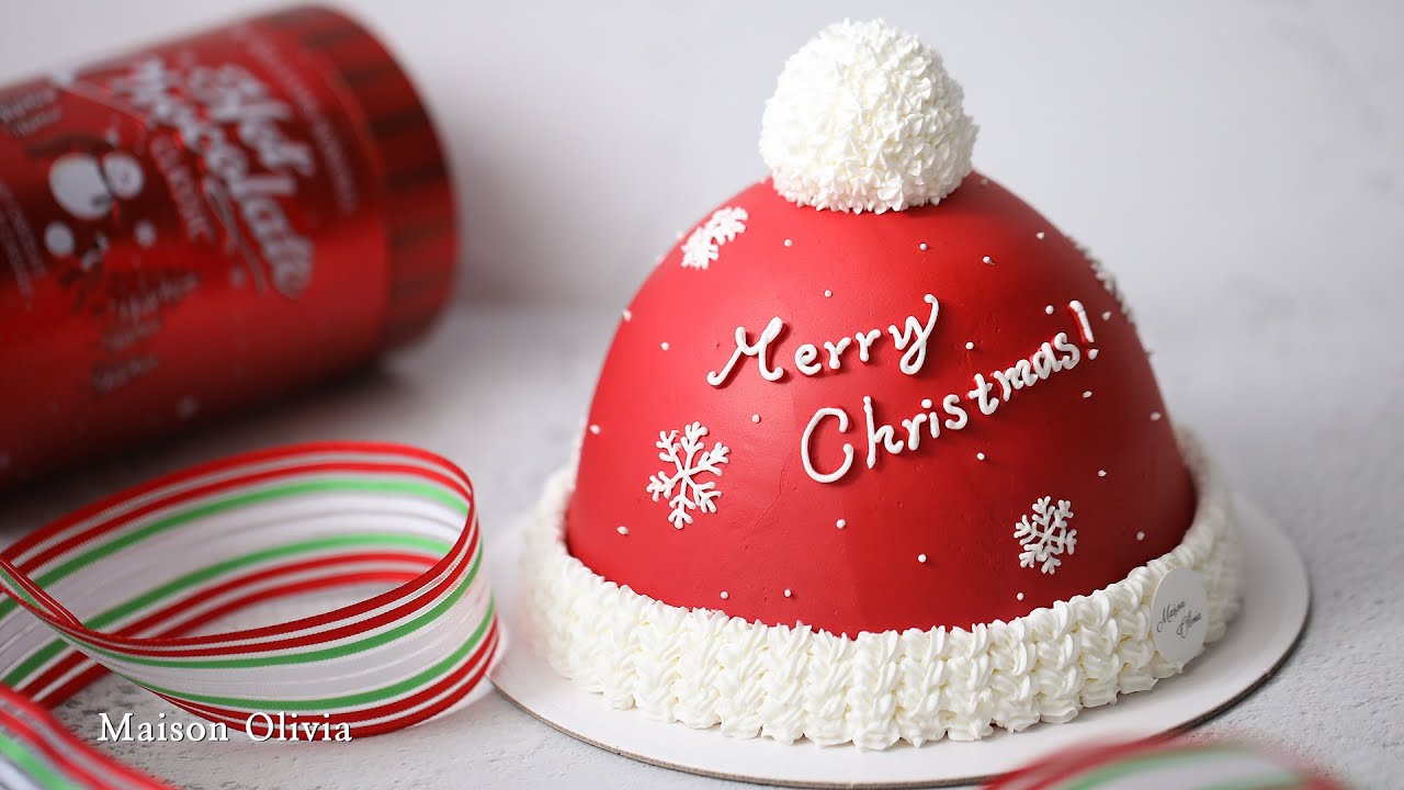 Lettering Cake 1편 - 크리스마스 케이크 ( Christmas Cake )