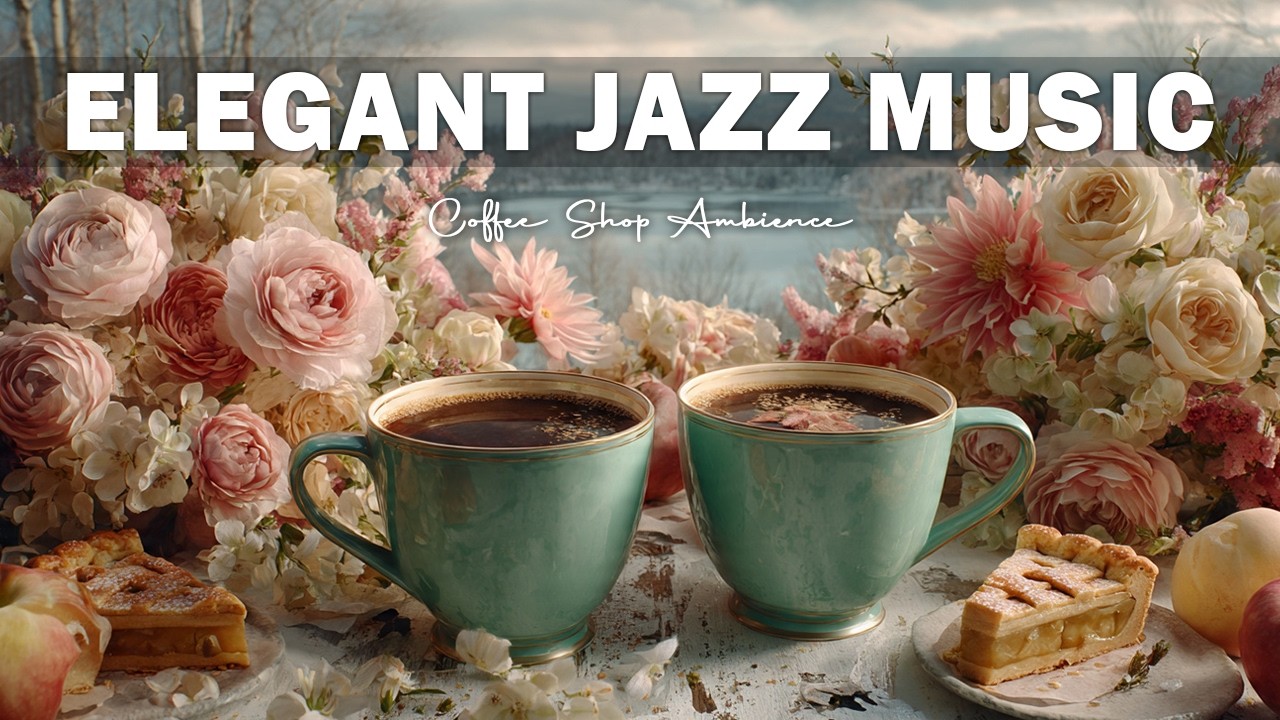 Elegant Jazz Music  – Smooth Piano Jazz & Gentle Bossa Nova for Relax, Work & Study ☕🎹