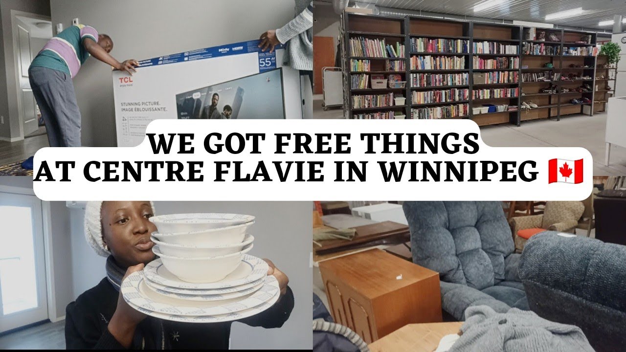 КАК МЫ ПОЛУЧИЛИ БЕСПЛАТНУЮ МЕБЕЛЬ И ДРУГИЕ ПРЕДМЕТЫ В ЦЕНТРЕ FLAVIE В ВИННИПЕГЕ, КАНАДА 🇨🇦