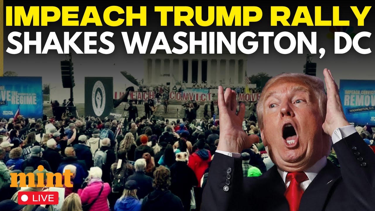 Impeach Trump Rally LIVE: Massive Anti-Trump Protest At Lincoln Memorial Washington | US News | DC