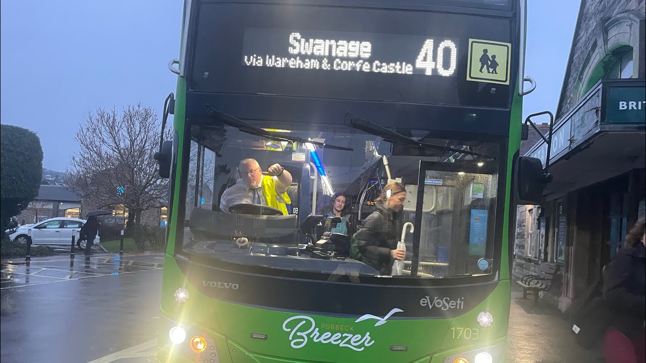 Morebus 2016 Volvo B5TL MCV EvoSeti (HJ16 HSY) on the 40 to Swanage - 03/02/26