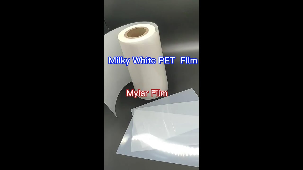 White Mylar film ,PET film for Die cutting/DIY Stencil Template/ Electrical Insulation