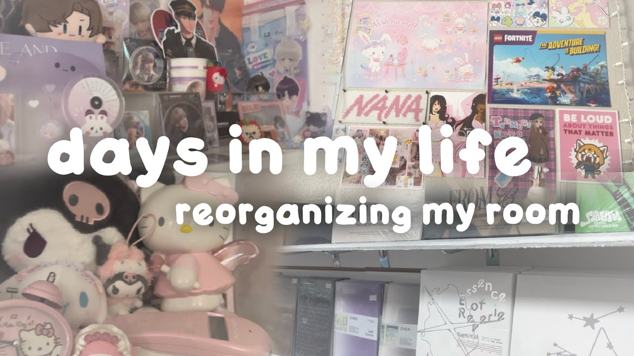 reorganize my room with me 🧸 | days in my life