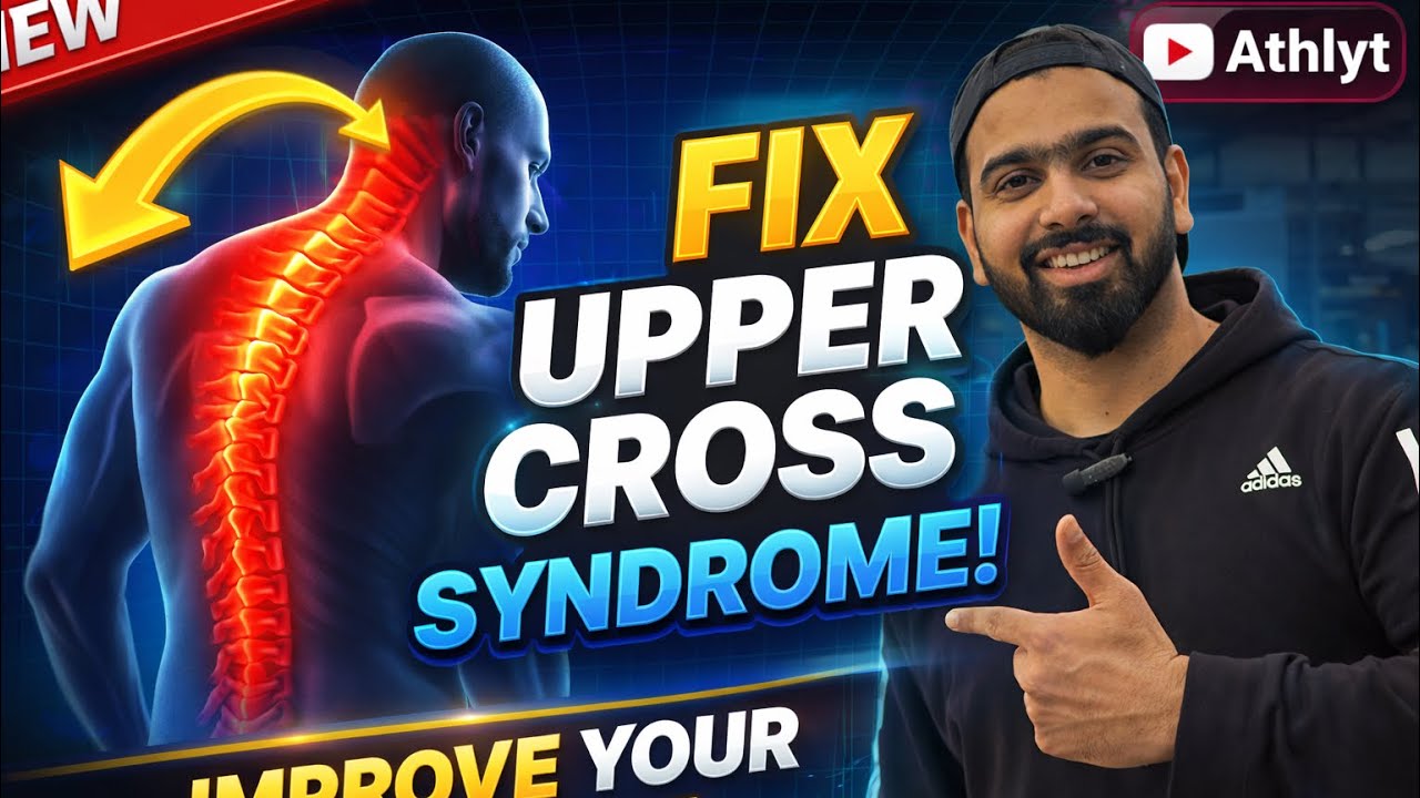 Fix Upper Cross Syndrome | Stretch Tight Muscles & Strengthen Weak muscles | ATHLYT