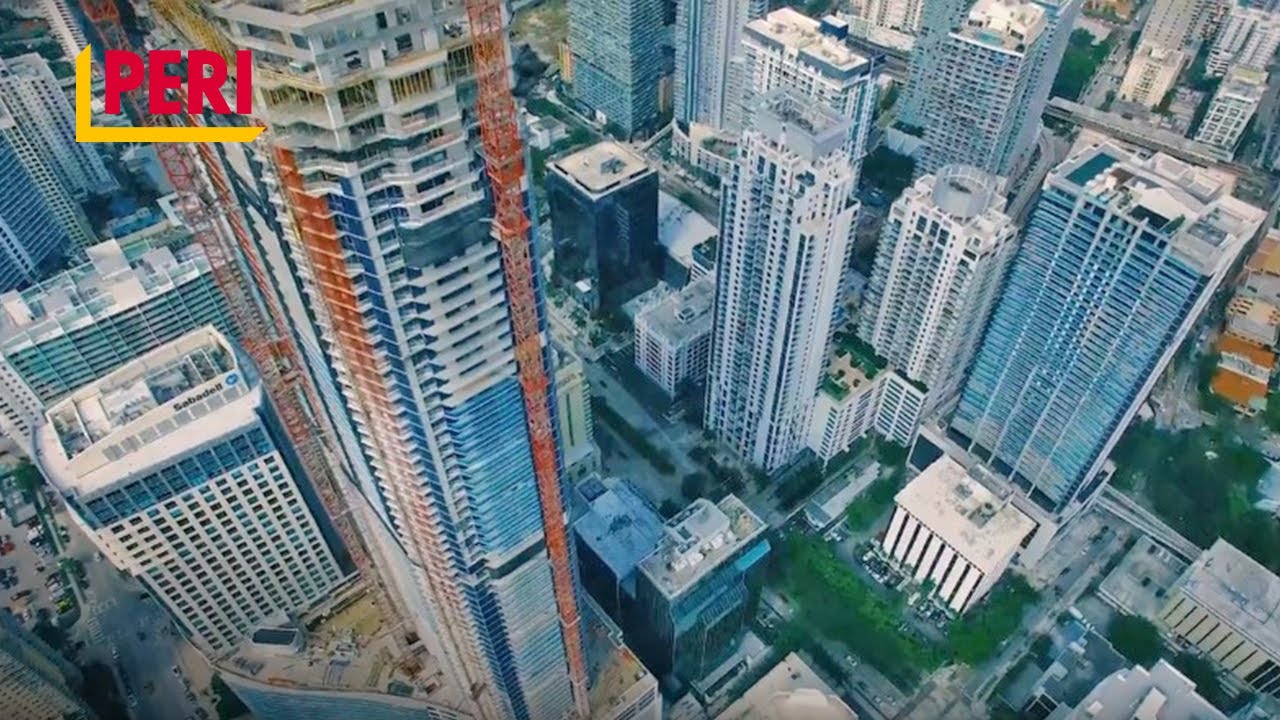FORMWORK | Construction of the high rise Panorama Tower in Miami with PERI (EN)