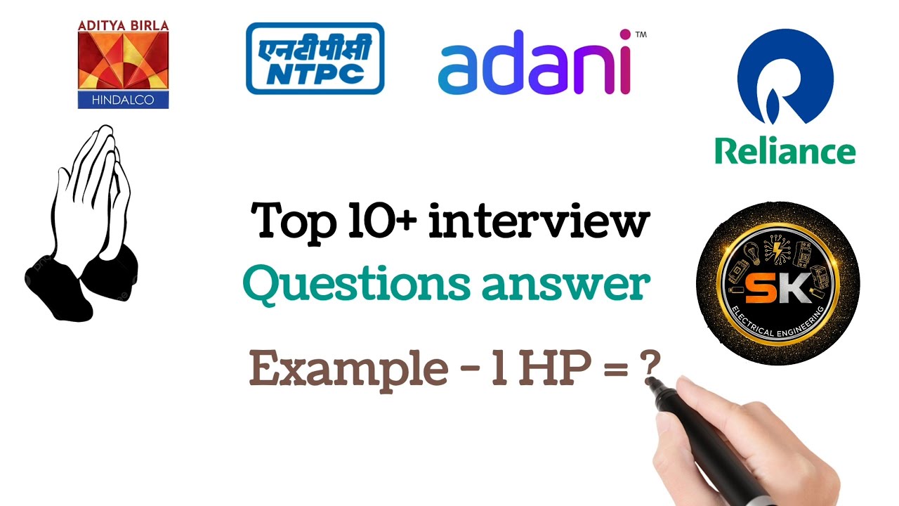 Power Plant Electrical Interview | 1 HP = ? | 1 kW = ? | Power Factor Explained | Selection Guide