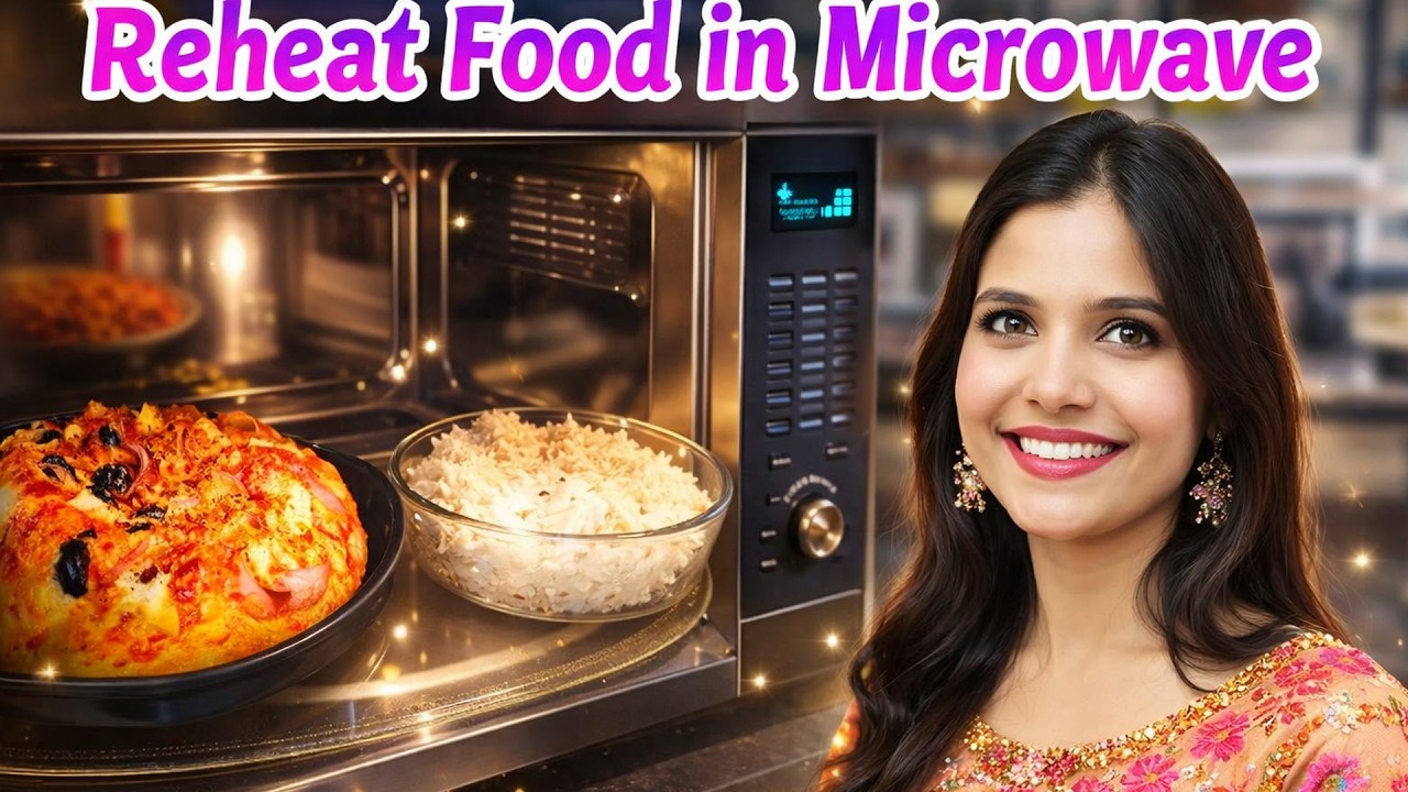 How to Reheat Food in Microwave | How to Reheat Rice | Reheat Pizza in Oven,Reheat Food in Oven