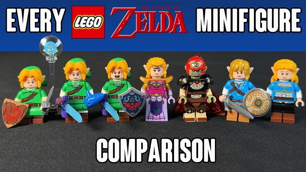 СРАВНЕНИЕ: ВСЕ минифигурки LEGO Legend of Zelda, когда-либо выпущенные.