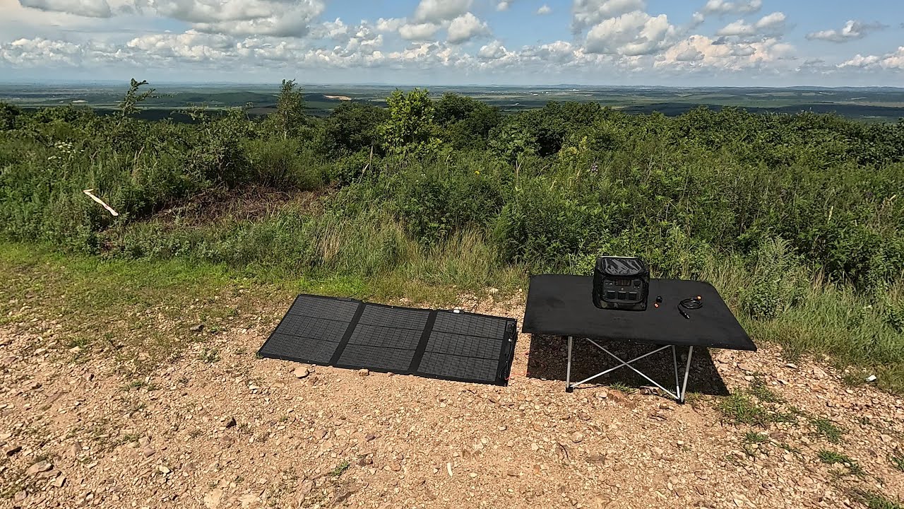 Солнечная панель EcoFlow 160W заряжает River 2 Pro | Реальный тест на солнце