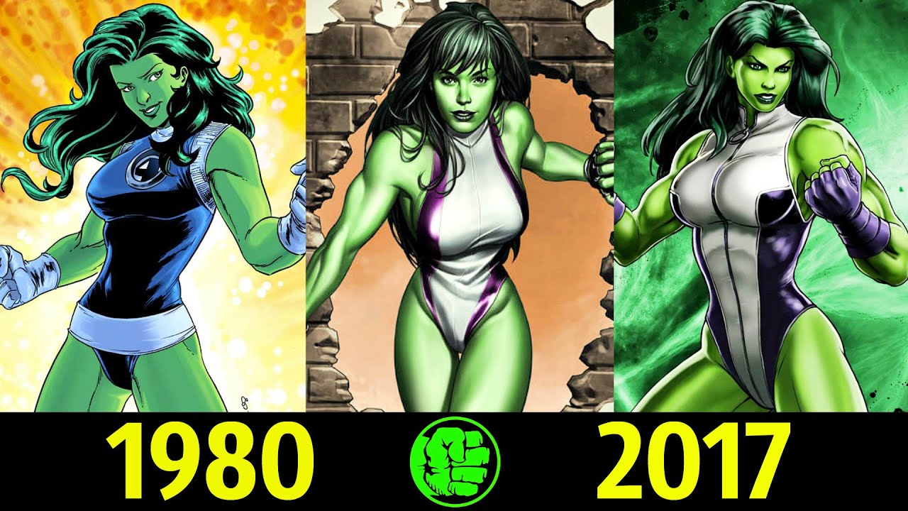 ✅ Женщина Халк - Эволюция (1980 - 2017) ! Все Появления Дженнифер Уолтерс 💪!