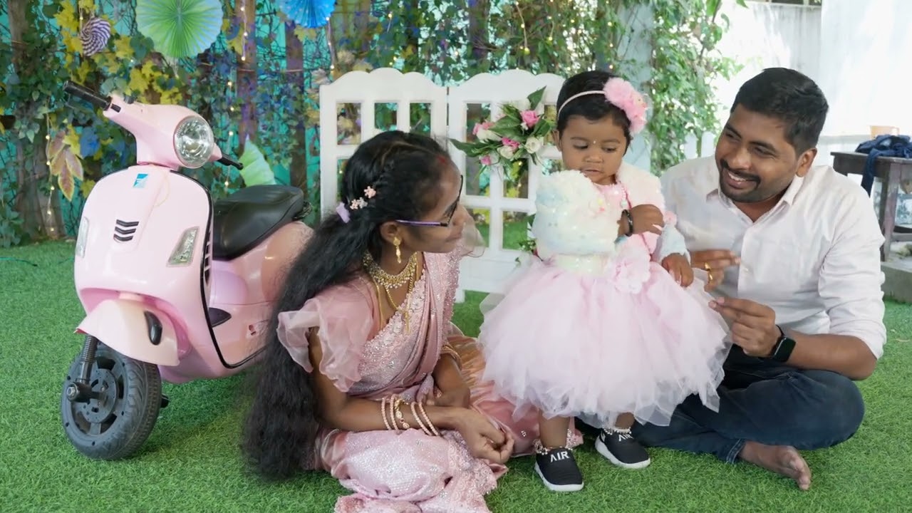 Yashvika 1st year Pre Birthday video song 🩷# baby girl#📽️