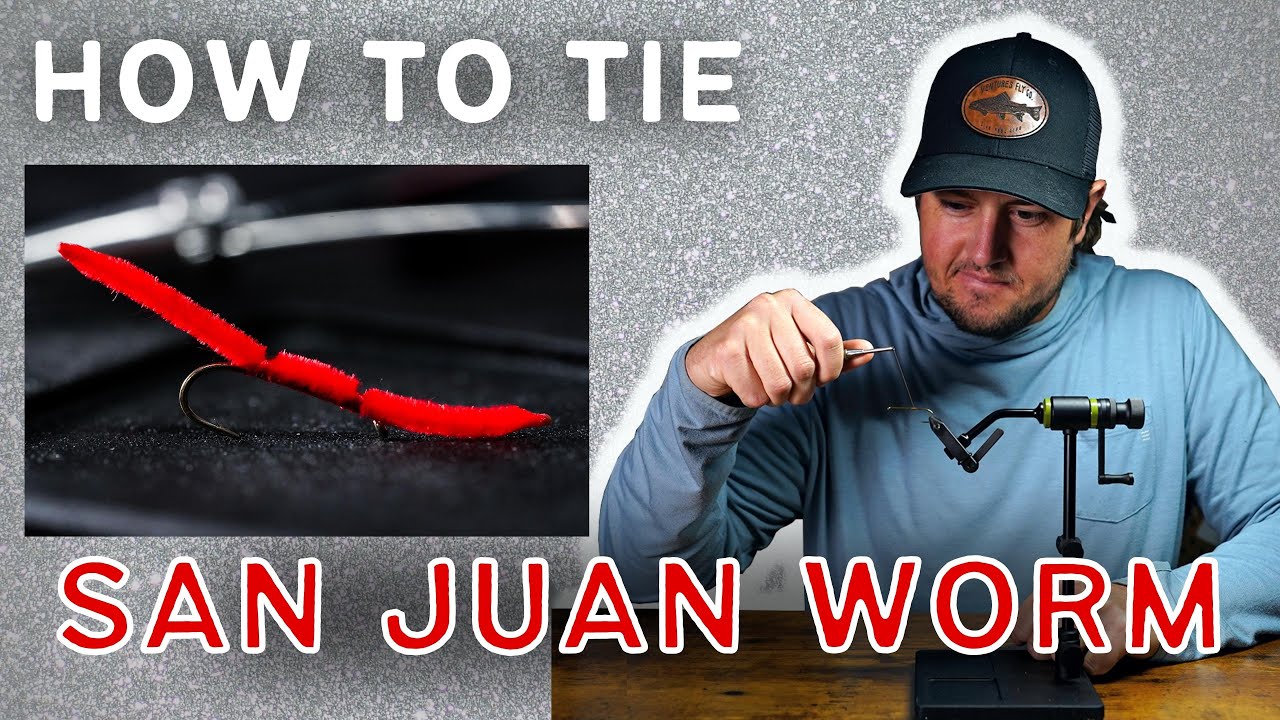 San Juan Worm &mdash; How to Tie Step by Step | Beginner Friendly Fly Tying Tutorial