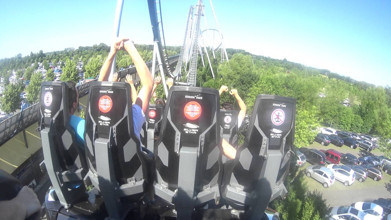 Silver Star - Europa Park - (Onride) - Reihe/Raw 5 - [4k]