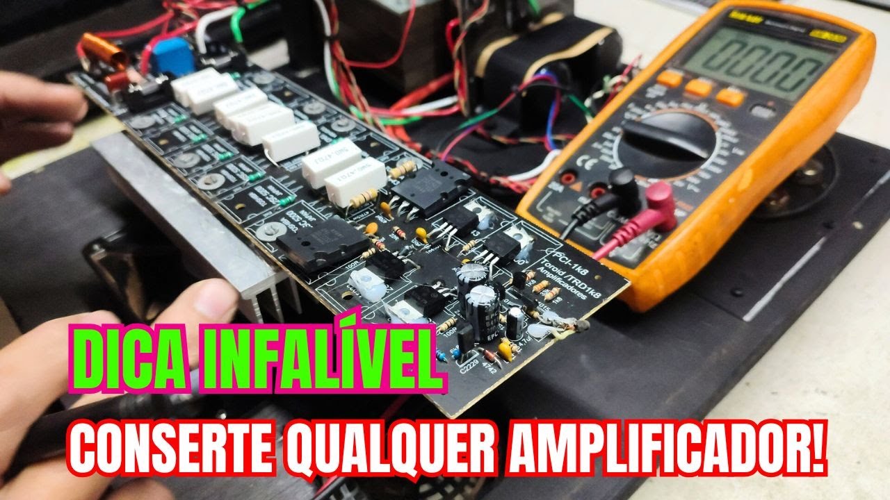 Qual é o SEGREDO para Consertar Amplificadores de Áudio em Minutos?