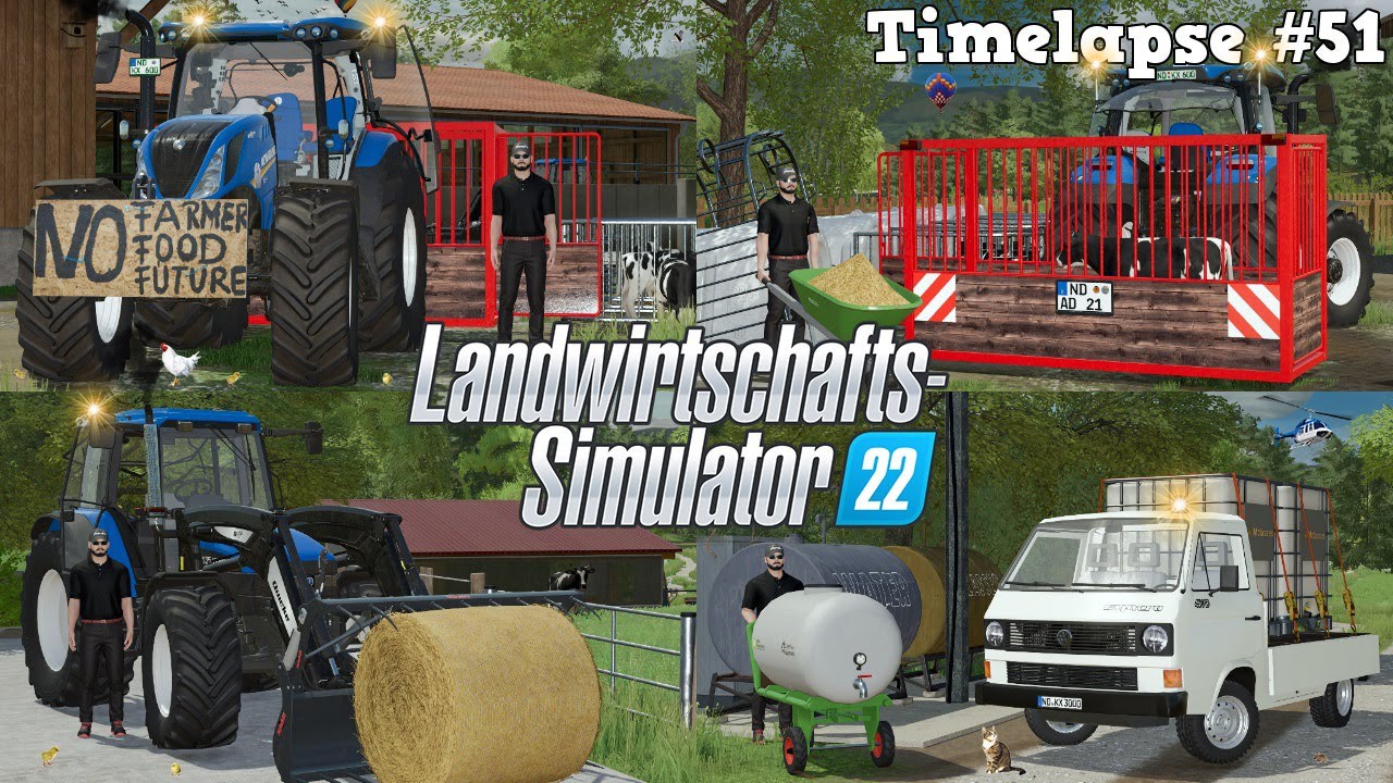 Die ERSTEN KÄLBER und NEUE MASCHINEN in ELLERBACH mit @TheCamPeRYT! 🐮🚜💨 | [LS22] - Timelapse #51
