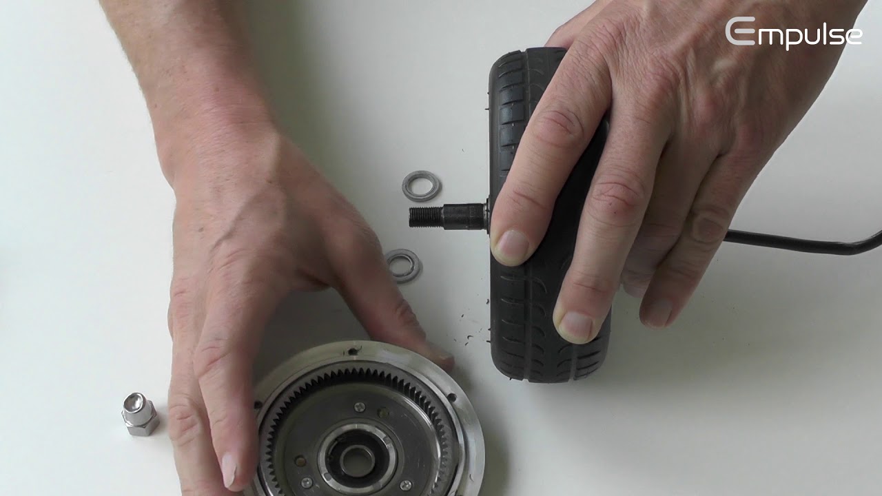 Empulse R20 - Sustitución de la rueda - Motor auxiliar plegable para sillas de ruedas