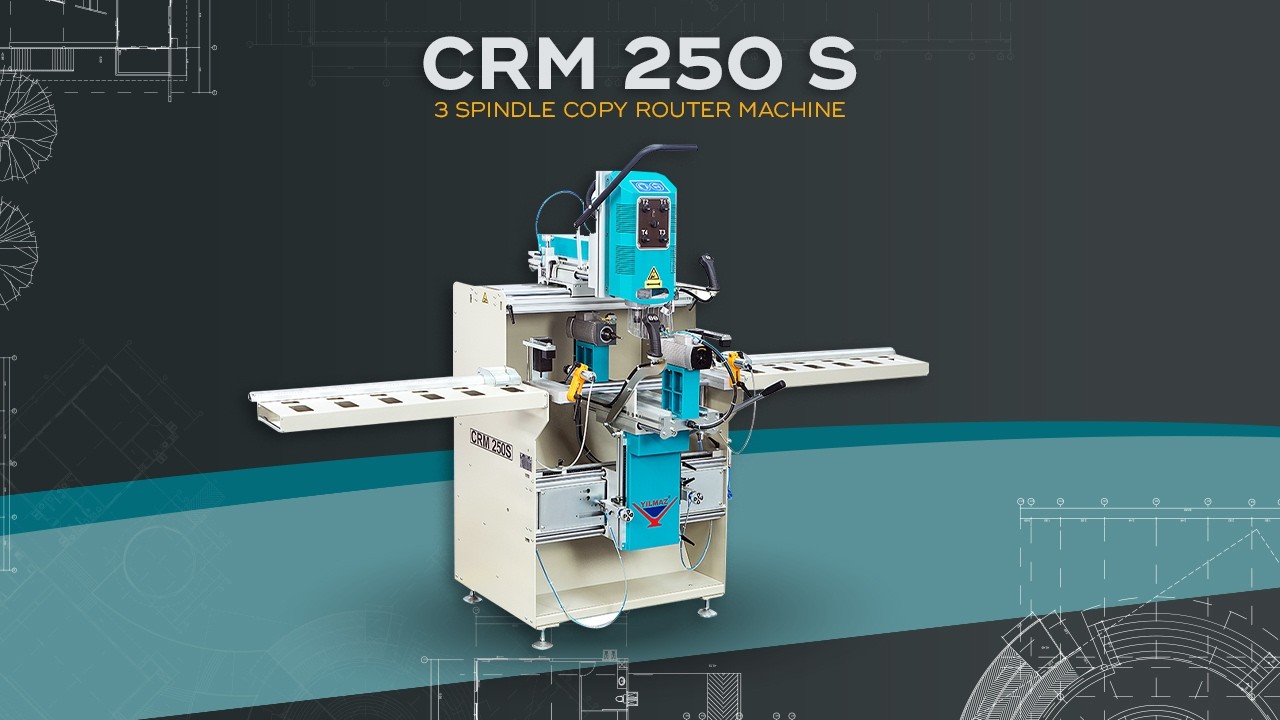 CRM 250 S - 3 Spindle Copy Router Machine