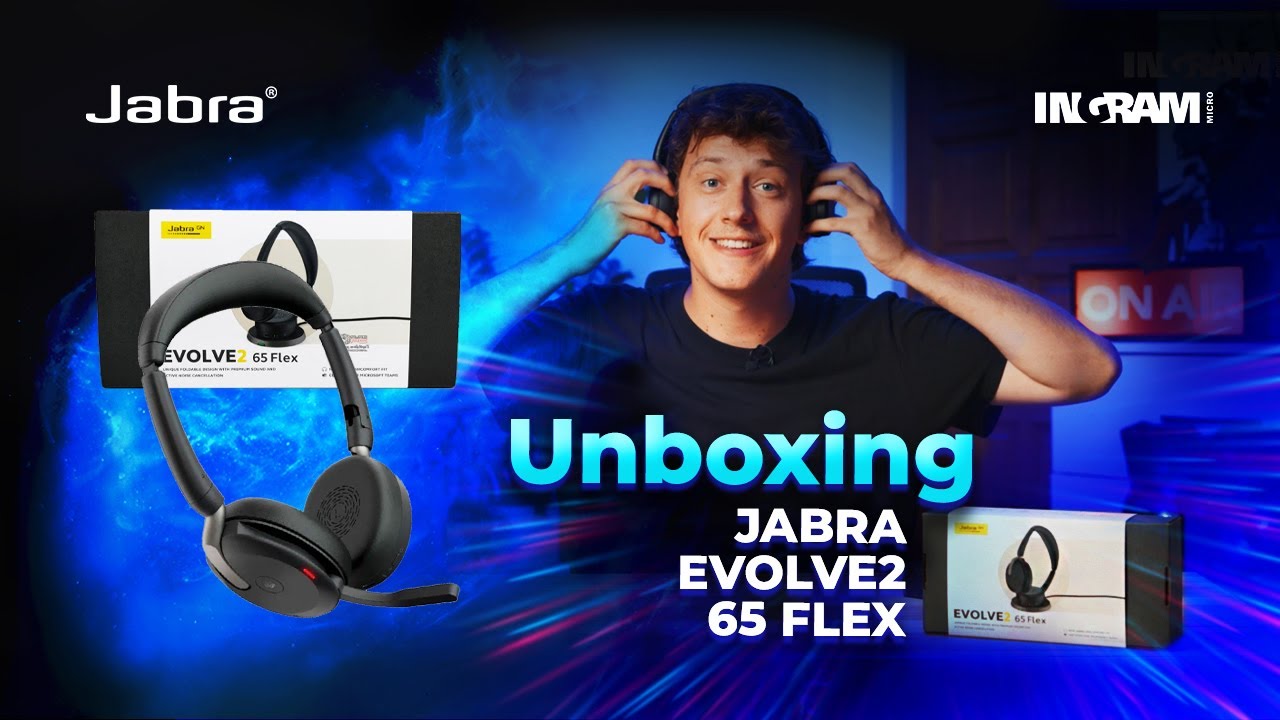 Zestaw słuchawkowy Jabra Evolve2 65 Flex unboxing w Ingram Micro