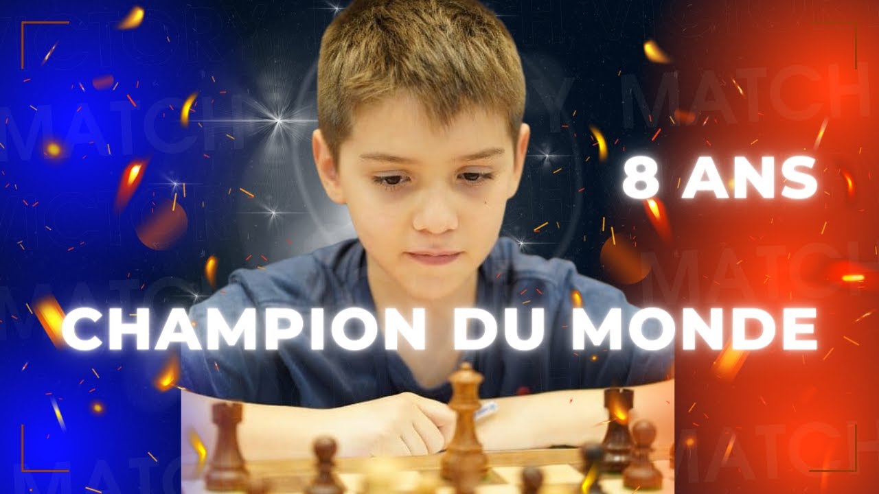 Marc Llari 8 ans : Champion du Monde d'échecs !