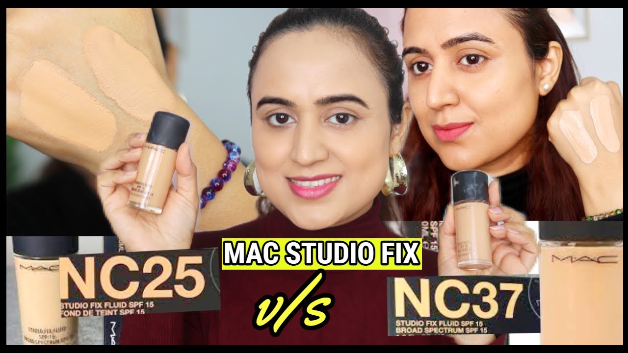 MAC NC 25 v/s NC 37 | Full face Swatch & Comparison | waysheblushes