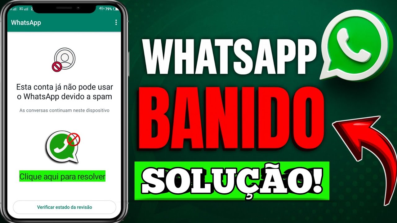 Esta conta já não pode usar o WhatsApp devido a spam (como resolver!)