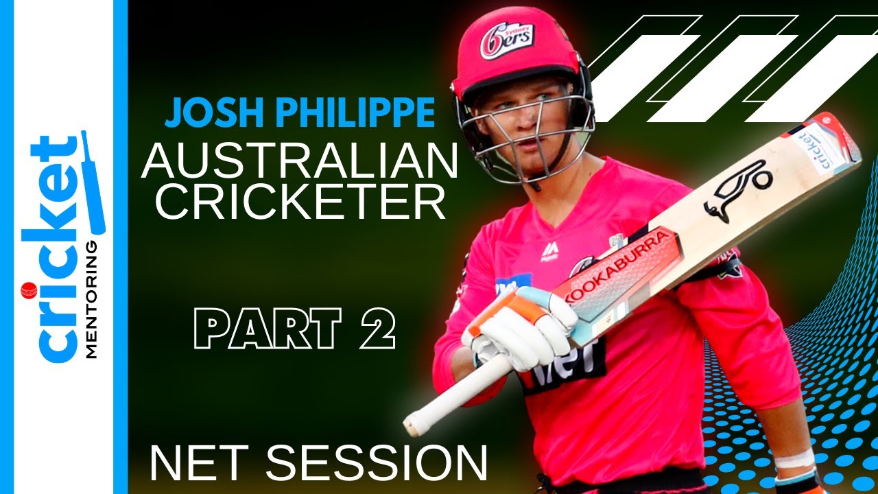 MIC'D UP | NET SESSION WITH AUSTRALIAN CRICKET PLAYER | JOSH PHILIPPE (PART 2)