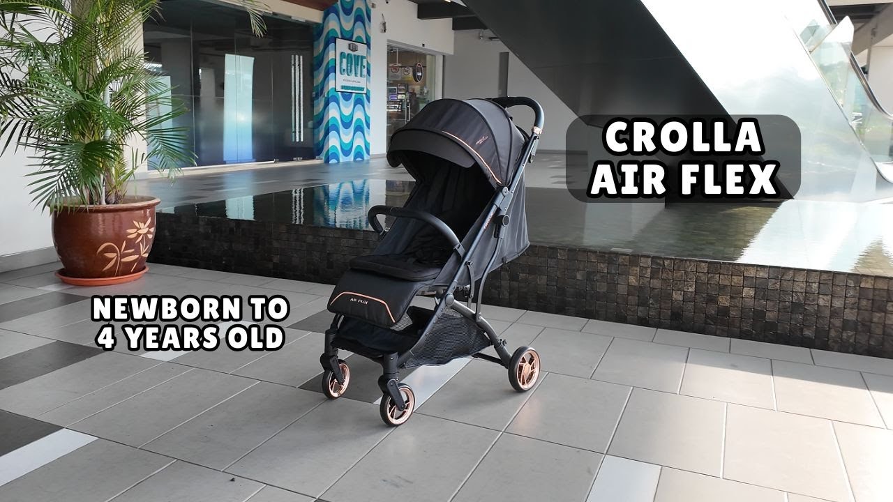 Easy Fold Compact Stroller with Luggage Handle | Crolla Air Flex