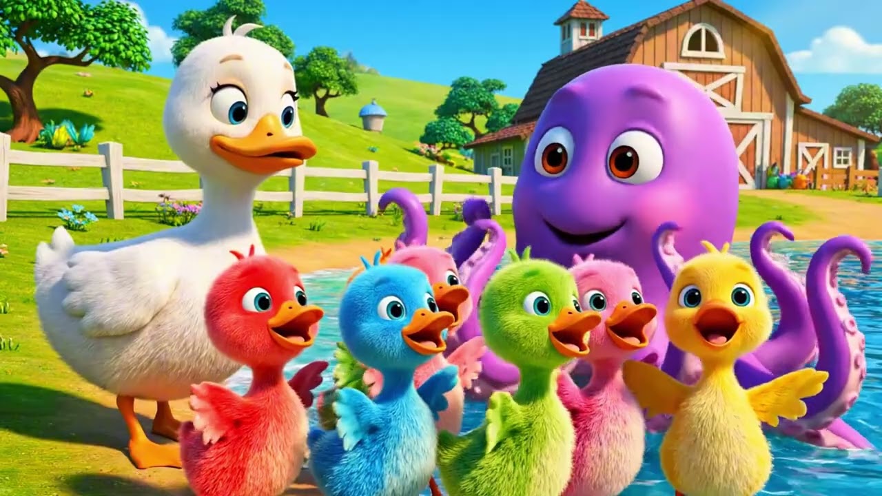 Kids Song   Five Little Ducks #