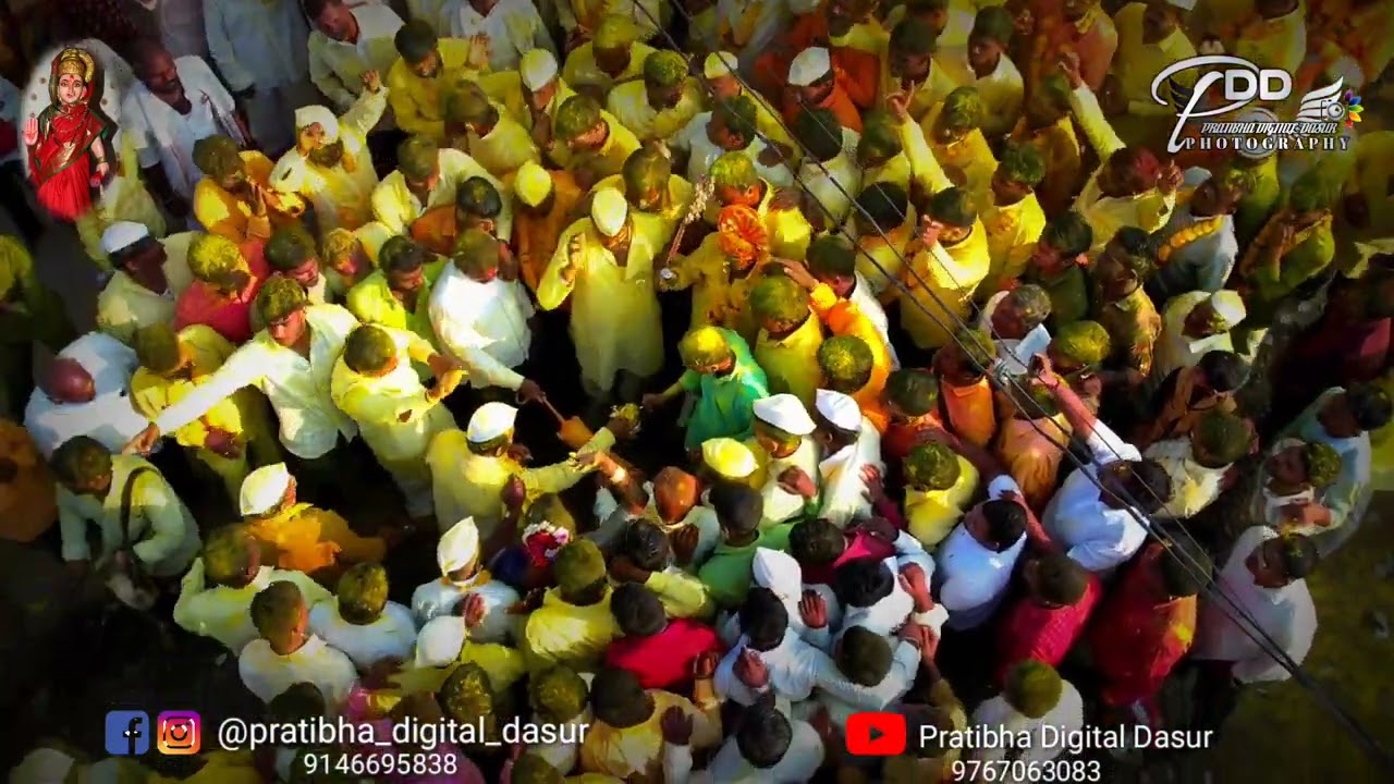 डोळ्यांचं पारणं फेडणारी!श्री.यल्लामा देवी यात्रा दसुर संपूर्ण होम २०२२ shoot by प्रतिभा डिजिटल दसुर