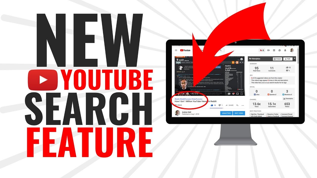 How To Add YouTube Hashtags Above Your Title!
