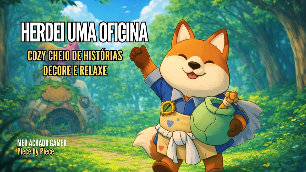 Piece by Piece | Herdei a Oficina da Minha Família… Cozy Relaxante e Divertido – Meu Achado Gamer