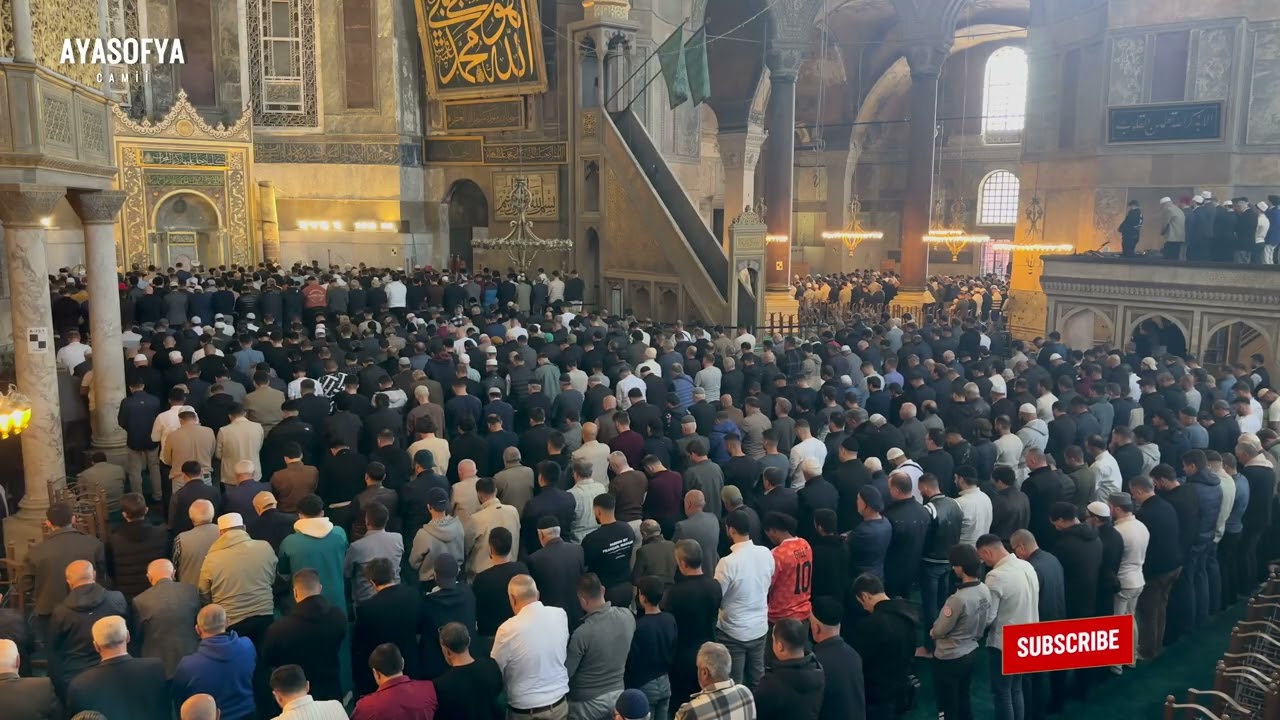Ayasofya Cuma Namazı - İmam Ferruh Muştuer (21.11.2025) | 4K