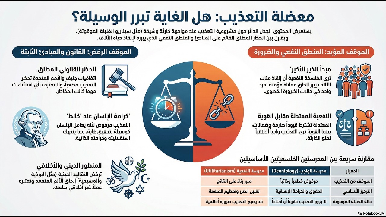 معضلة التعذيب - هل تبرر الغاية الوسيلة؟