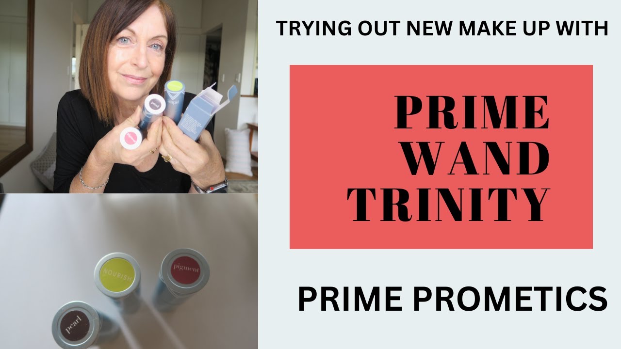 Testing new make up with the PrimeWand Trinity Set by Prime Prometics over 50 woman