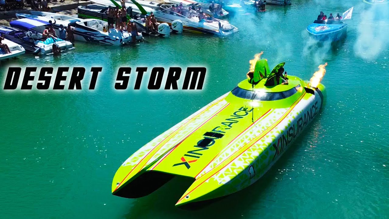 Desert Storm! Power Boats take over Lake Havasu city!