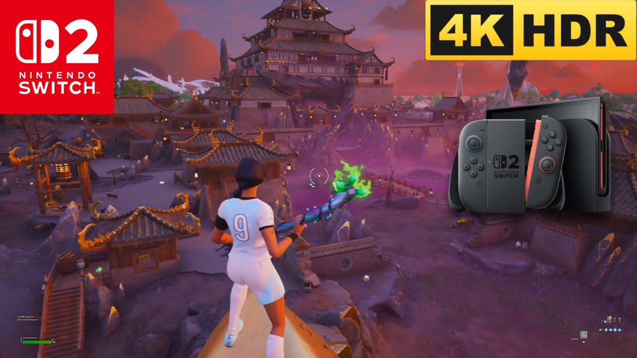 Nintendo Switch 2 Fortnite Gameplay (4K 60FPS)