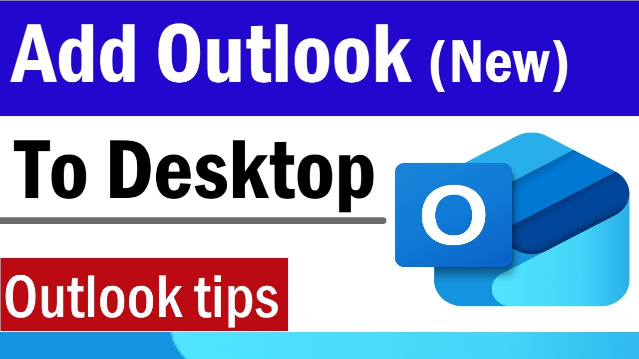 How To Create Desktop Shortcut Of New Microsoft Outlook on Windows 10, 11 | Outlook Desktop Shortcut
