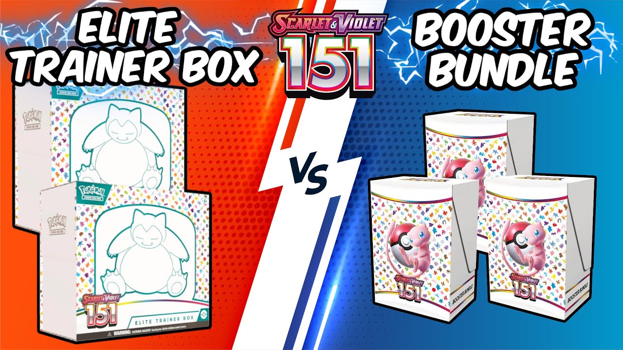 Pokemon 151 Product Battle - Elite Trainer Box vs Booster Bundle!