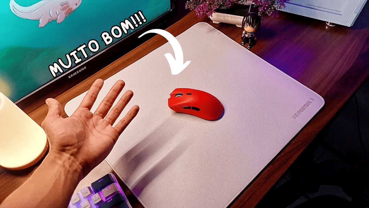 Tunando meu Setup com o Melhor Mousepad Custo Benefício | Mousepad PK Control I